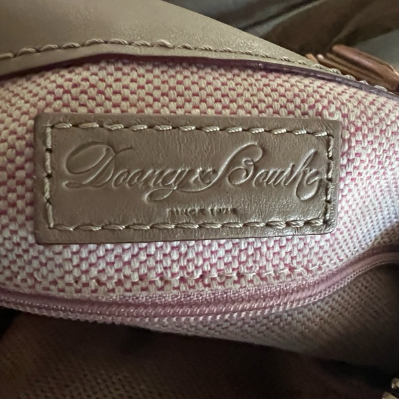 Bundle of Dooney & Bourke McKenzie Hobo with wallet. color: Taupe - Picture 13 of 17